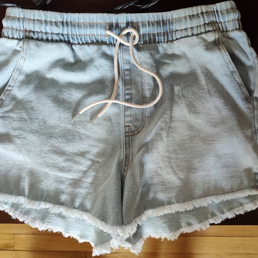 Light Blue Denim Women's Shorts